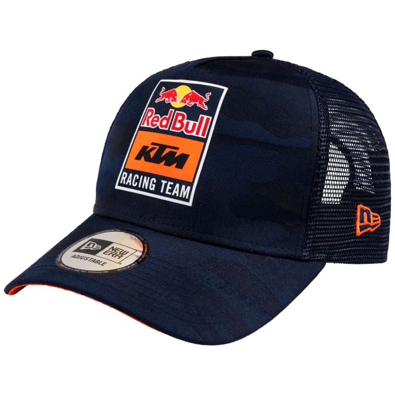 KTM Red Bull Racing Grid Trucker Cap modro-oranžna