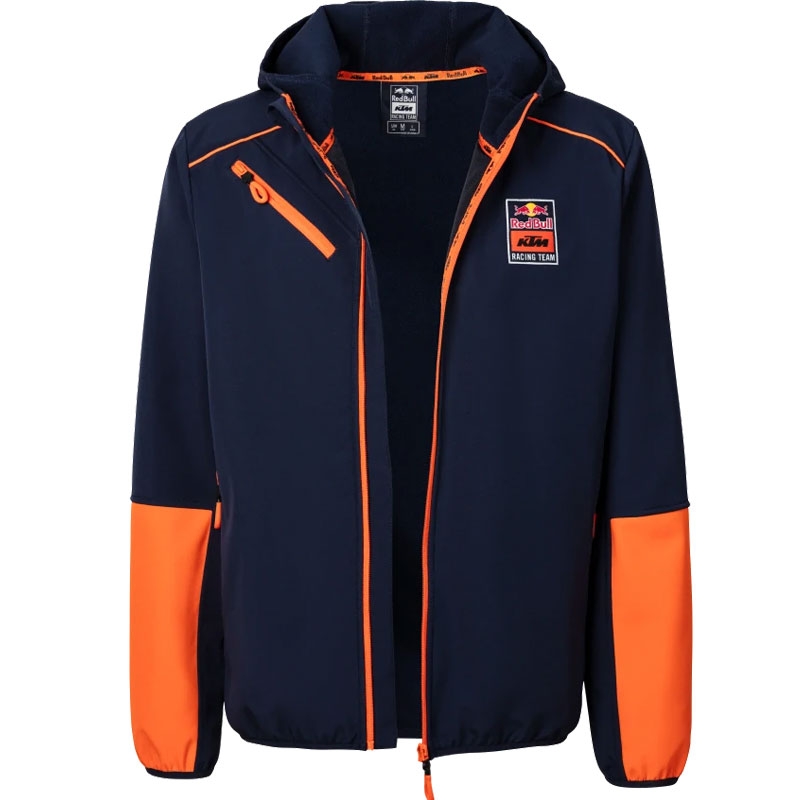 KTM Red Bull Racing Grid softshell jakna modro-oranžna