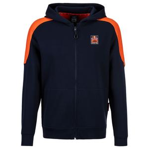 KTM Red Bull Racing Grid Pulover z zadrgo temno modra