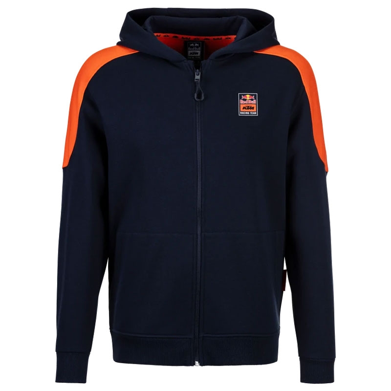 KTM Red Bull Racing Grid Pulover z zadrgo temno modra