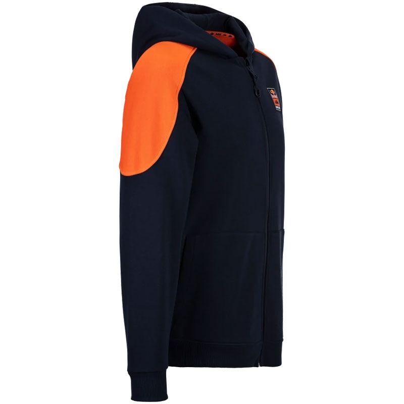 KTM Red Bull Racing Grid Pulover z zadrgo temno modra