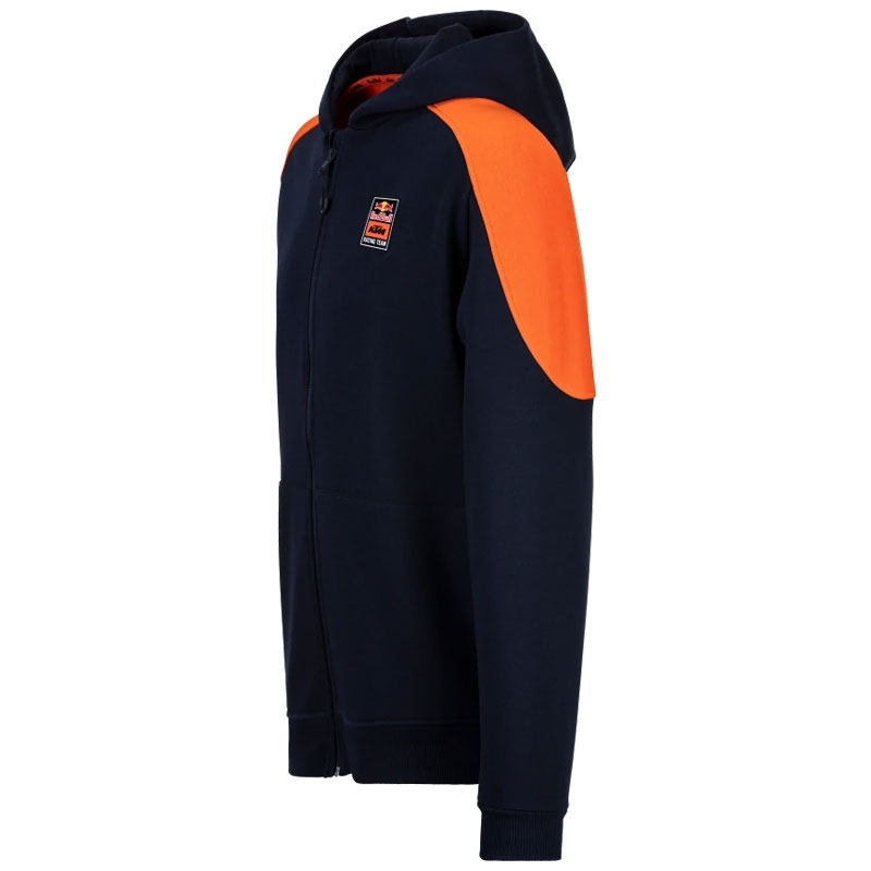 KTM Red Bull Racing Grid Pulover z zadrgo temno modra
