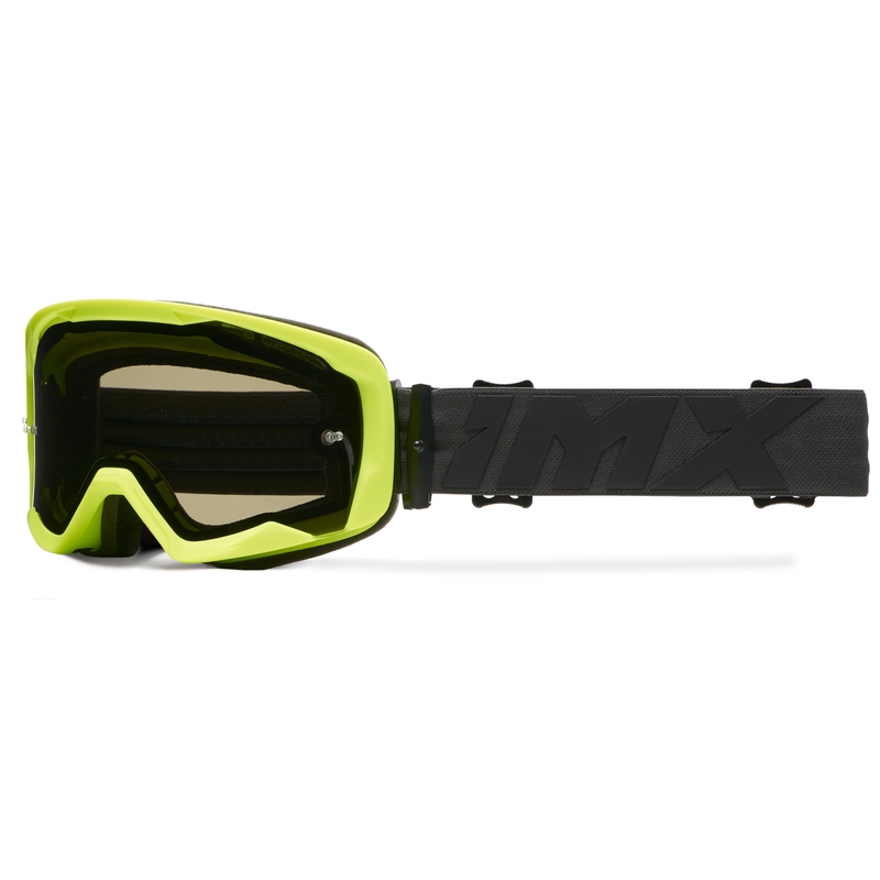 Motoristična očala iMX Endurance Flip fluo rumeno-črna s prozornim pleksi steklom