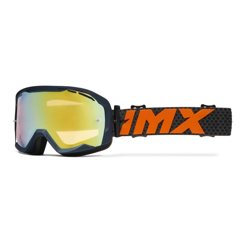 Motoristična očala iMX Endurance Flip modro-oranžna z iridijevim pleksi steklom