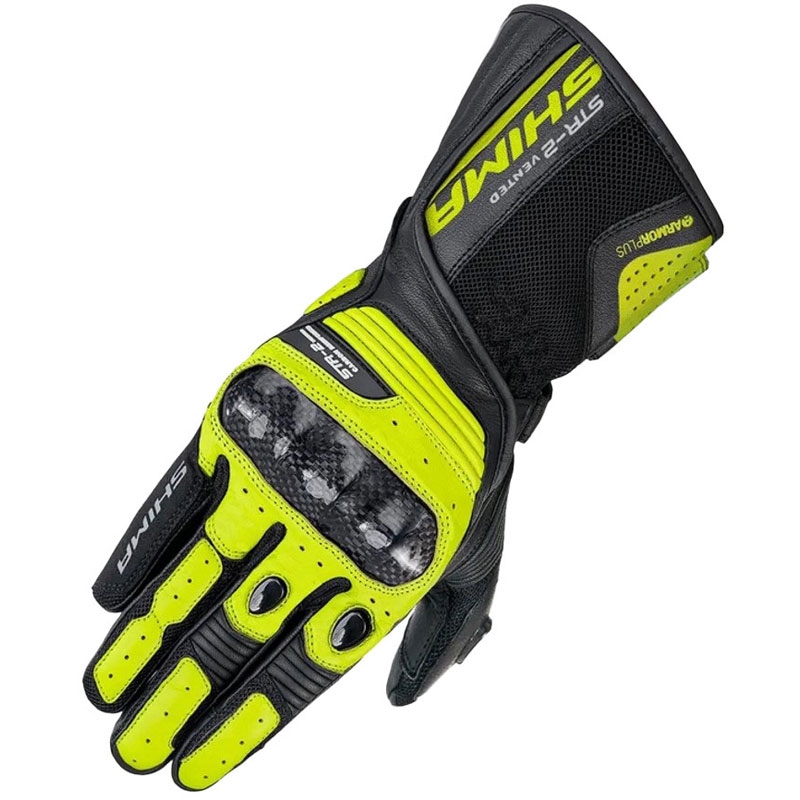 Motoristične rokavice Shima STR-2 Vent fluo rumene