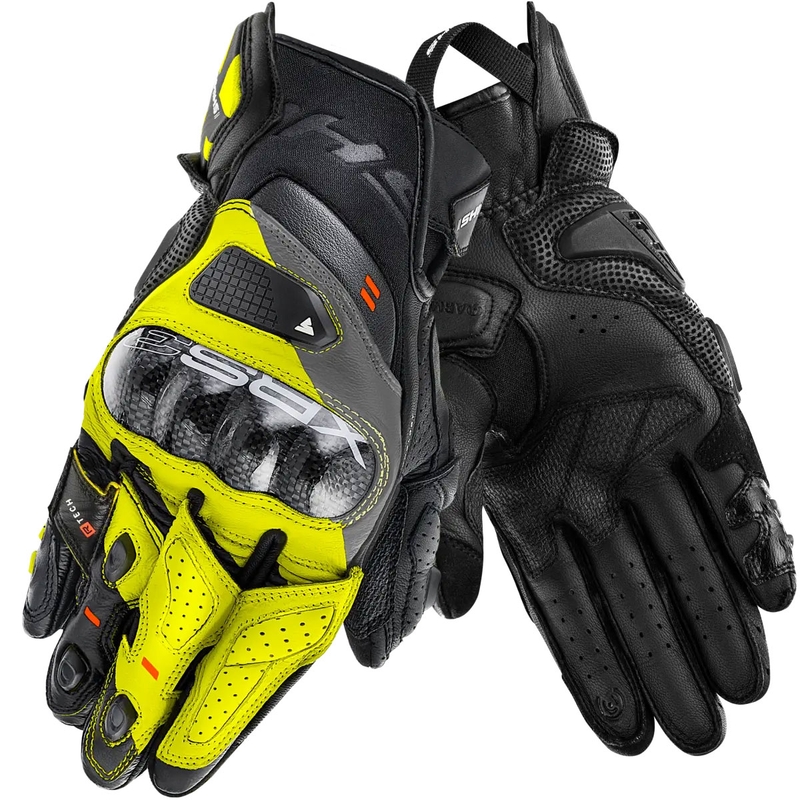 Motoristične rokavice Shima XRS-3 fluo rumene