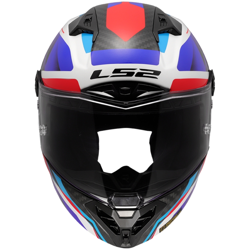 Celoobrazna motoristična čelada LS2 FF805 Thunder C GP Aero Raute modro-rdeča