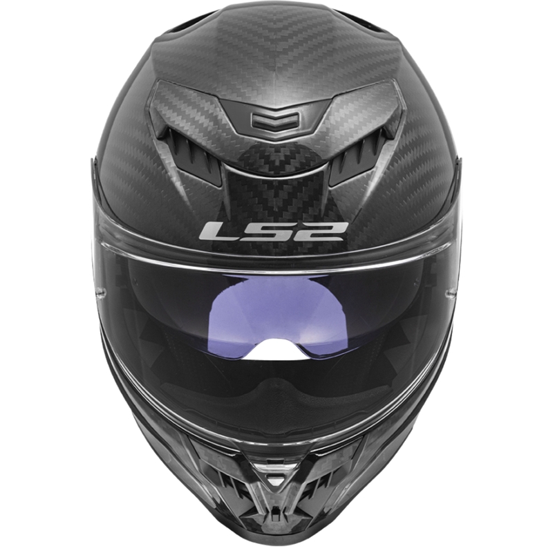 Celotna motoristična čelada LS2 FF807 Dragon Carbon mat črna