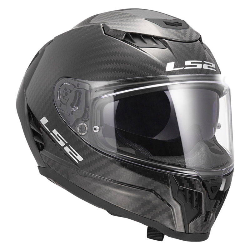 Celotna motoristična čelada LS2 FF807 Dragon Carbon mat črna