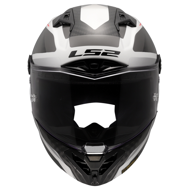 Celoobrazna motoristična čelada LS2 FF805 Thunder C GP Aero Raute belo-siva