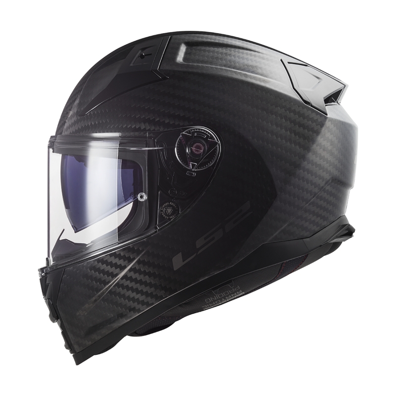 Celoobrazna motoristična čelada LS2 FF811 Vector II Carbon mat črna