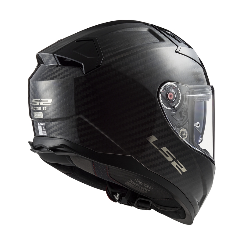 Celoobrazna motoristična čelada LS2 FF811 Vector II Carbon mat črna