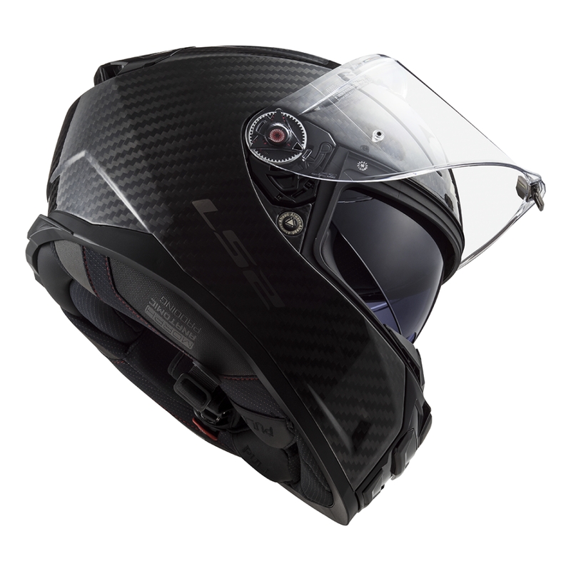 Celoobrazna motoristična čelada LS2 FF811 Vector II Carbon mat črna