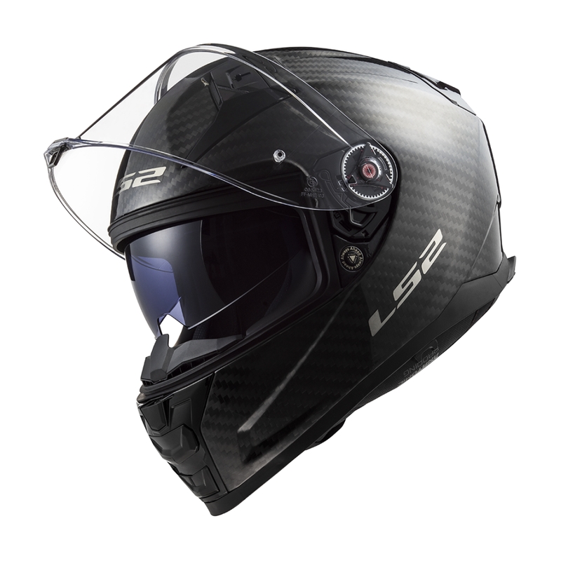 Celoobrazna motoristična čelada LS2 FF811 Vector II Carbon mat črna