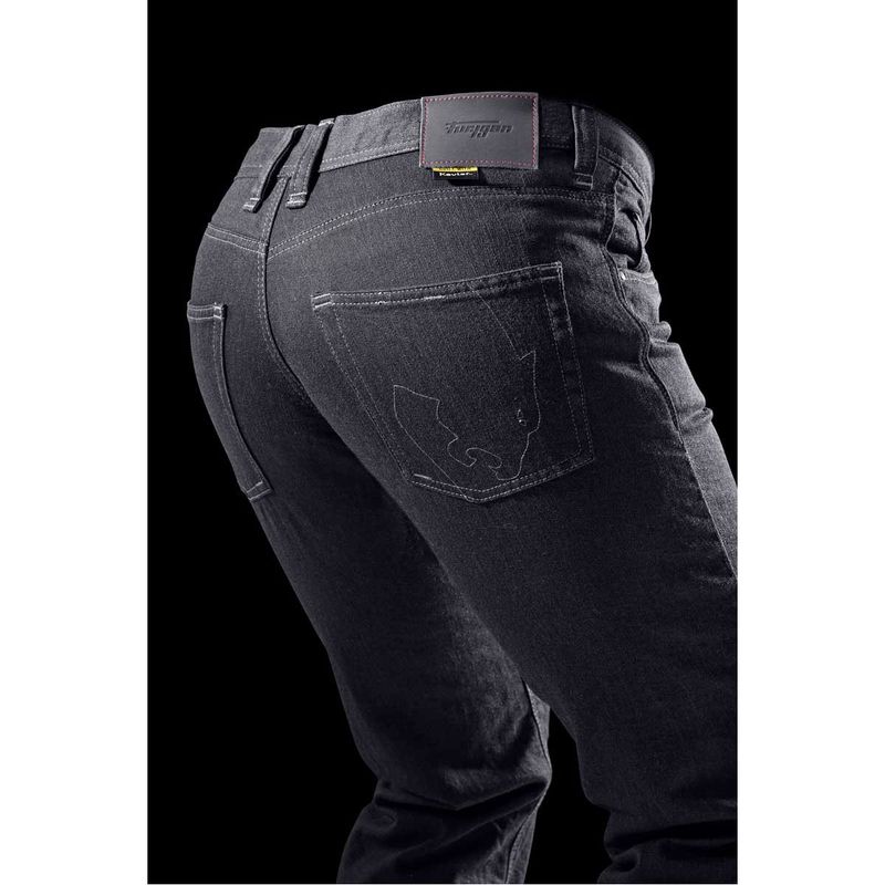 Furygan K12 X Kevlar® ravne motoristične kavbojke temno sive