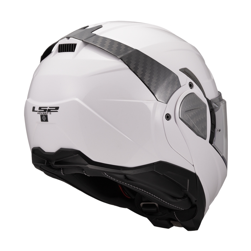 Motoristična čelada LS2 FF910 Advant II, preklopna, bela