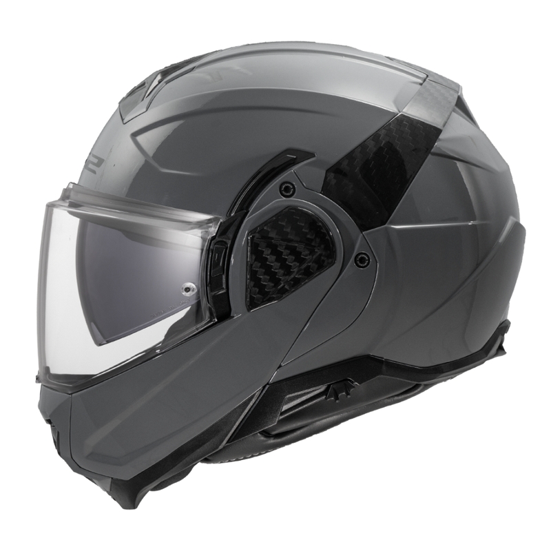 Motoristična čelada na preklop LS2 FF910 Advant II Solid Nardo siva