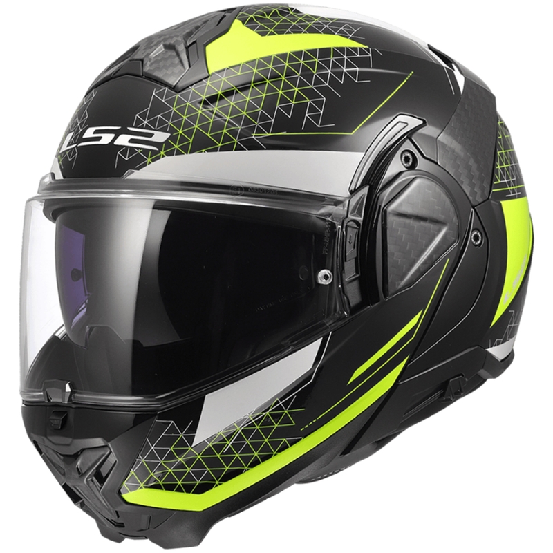 Motoristična čelada na preklop LS2 FF910 Advant II Astral fluo rumena