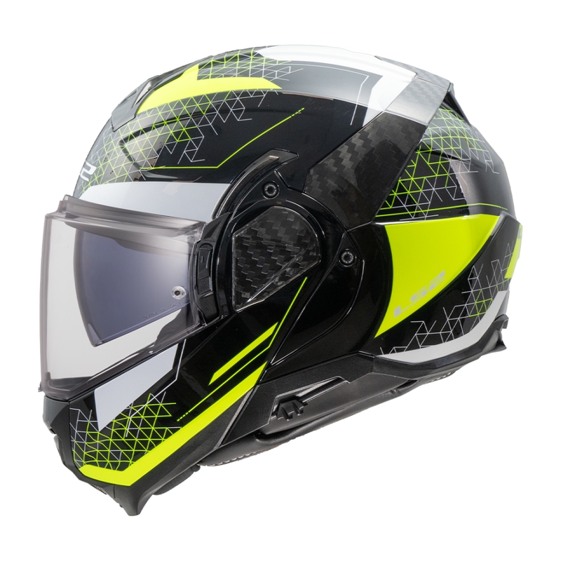 Motoristična čelada na preklop LS2 FF910 Advant II Astral fluo rumena