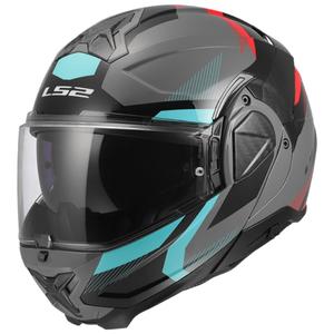 Motoristična čelada na preklop LS2 FF910 Advant II Triple Nardo siva