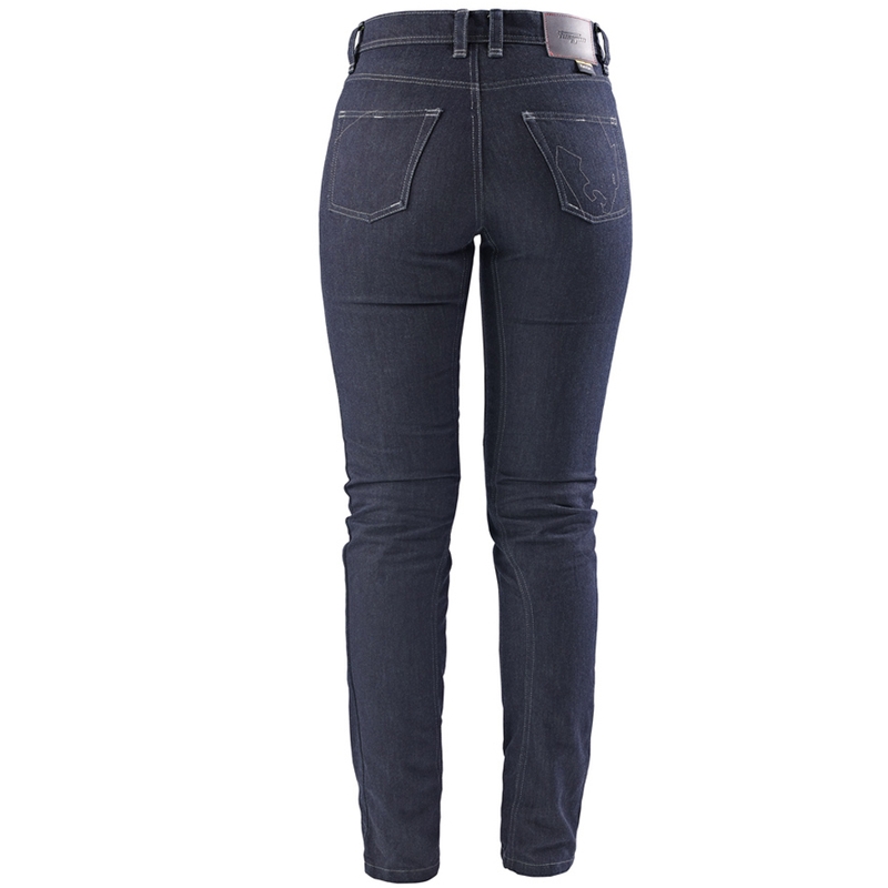 Furygan Nikita X Kevlar® Mom Fit ženske motoristične kavbojke temno modre