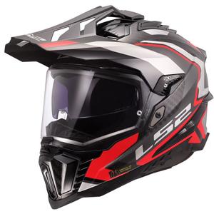Enduro motoristična čelada LS2 MX701 Explorer C Frontier II rdeča