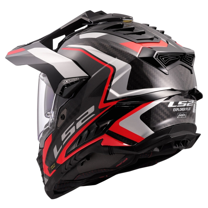 Enduro motoristična čelada LS2 MX701 Explorer C Frontier II rdeča