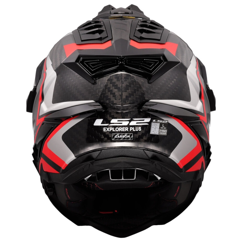 Enduro motoristična čelada LS2 MX701 Explorer C Frontier II rdeča