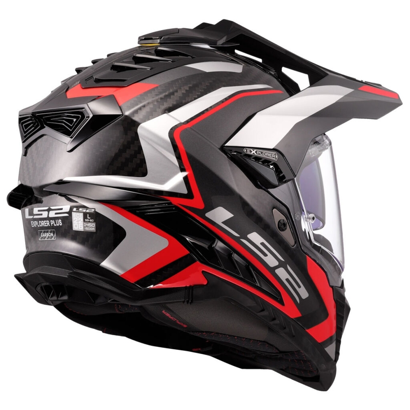 Enduro motoristična čelada LS2 MX701 Explorer C Frontier II rdeča