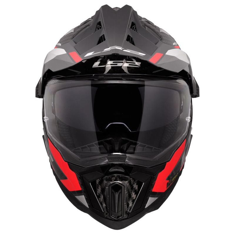 Enduro motoristična čelada LS2 MX701 Explorer C Frontier II rdeča