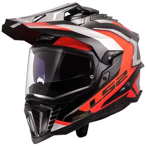 Enduro motoristična čelada LS2 MX701 Explorer C Frontier II oranžna