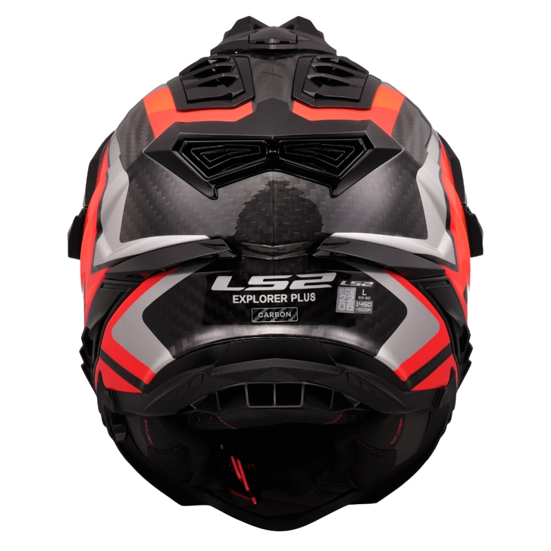 Enduro motoristična čelada LS2 MX701 Explorer C Frontier II oranžna