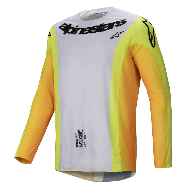 Alpinestars Techstar Melt motokros majica rumeno-črna