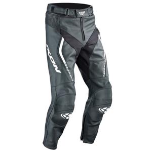 IXON Fighter motoristične hlače črno-bele barve