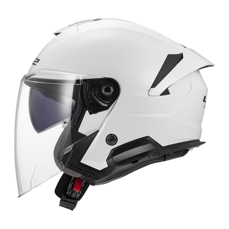 Motoristična čelada z odprtim obrazom LS2 OF618 Verso II Solid white