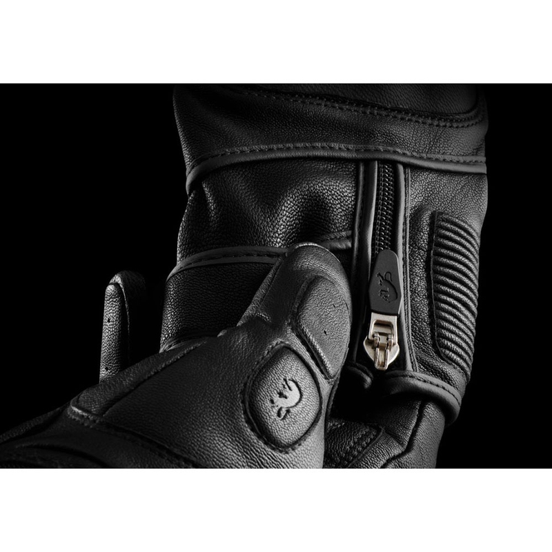 Črne motoristične rokavice Furygan James D3O® Evo