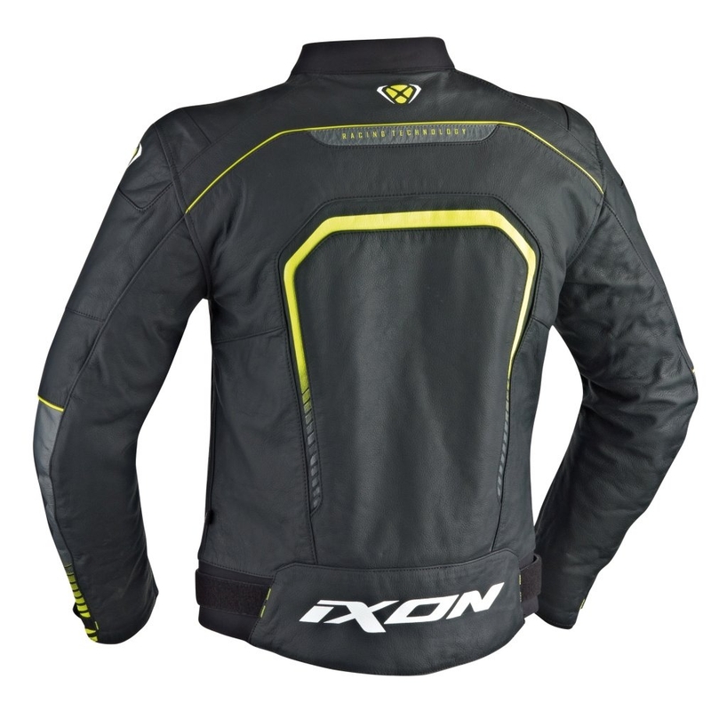 Motoristična jakna IXON Fighter black-yellow
