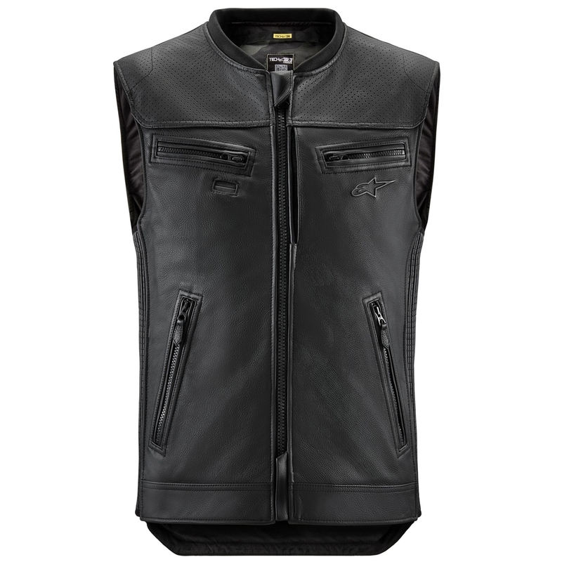 Alpinestars TECH-AIR®3 V2 LEATHER system airbag telovnik črn