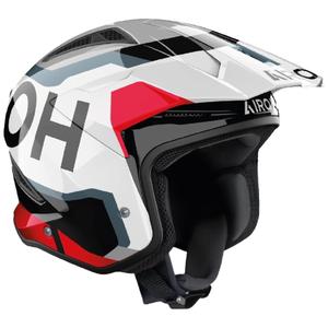 Trial motoristična čelada Airoh TRR 2 Jupiter rdeča