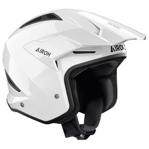 Trial motoristična čelada Airoh TRR 2 Bela barva