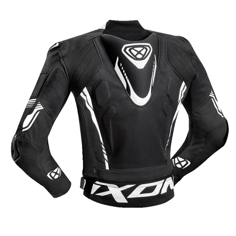 Motoristična jakna IXON Vortex 2 black and white razprodaja