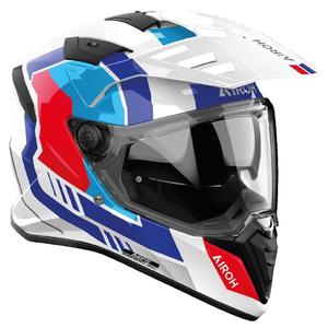 Enduro motoristična čelada Airoh Bandit Horn bela