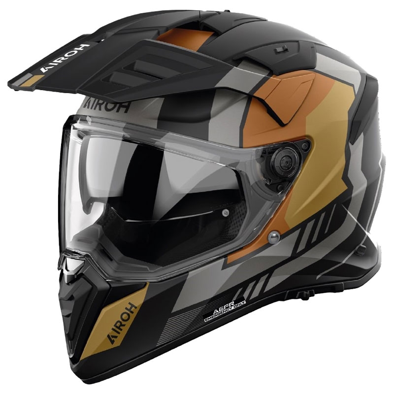 Motoristična čelada Airoh Bandit Horn Enduro Matte Gold