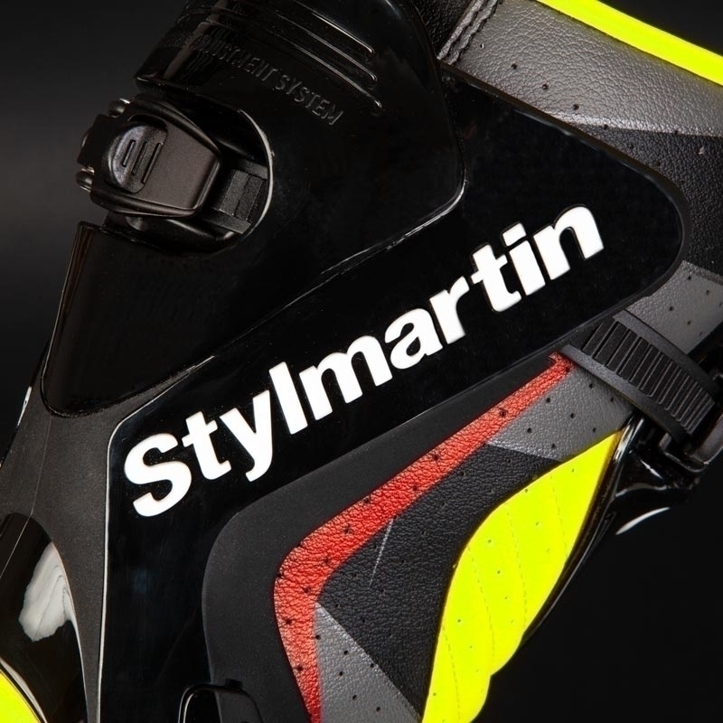 Stylmartin Stealth Evo Air motoristični škornji črno-fluo rumeni