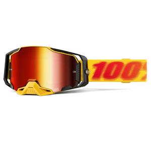 Motokros očala 100% ARMEGA Tetsu z rdečim pleksi steklom