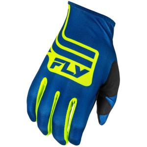 Rokavice za motokros FLY Racing Lite modro-fluo rumene