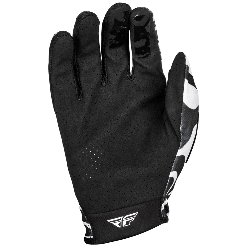 Rokavice za motokros FLY Racing Lite 2025 bele-črne