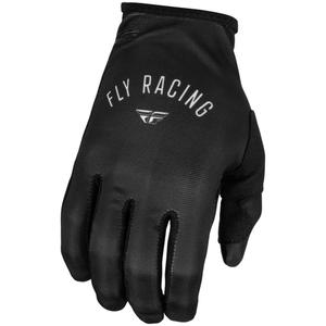 Ženske motokros rokavice FLY Racing Lite črno-sive