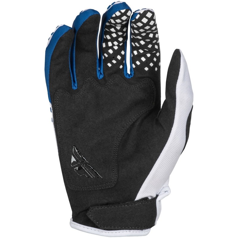 Rokavice za motokros FLY Racing Kinetic Center belo-modre