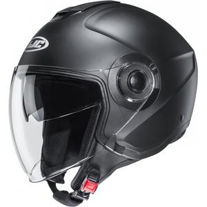 Odprta motoristična čelada HJC i40N Solid semi flat black